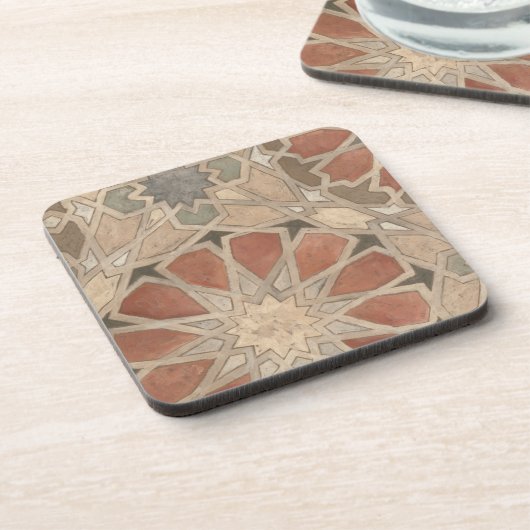 Niet-geëmailleerd Marrakesh Design I Bier Onderzetter (Linkerzijde)