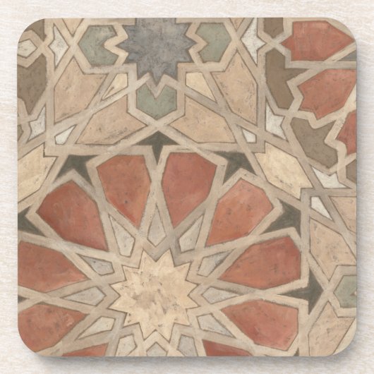 Niet-geëmailleerd Marrakesh Design I Bier Onderzetter (Voorkant)