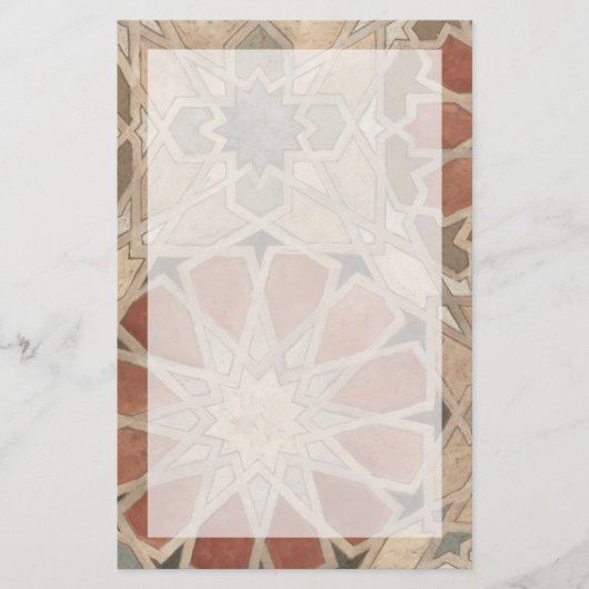 Niet-geëmailleerd Marrakesh Design I Briefpapier (Voorkant)