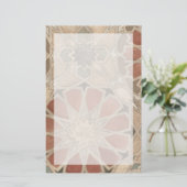 Niet-geëmailleerd Marrakesh Design I Briefpapier (Staand voorkant)
