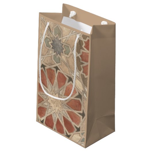 Niet-geëmailleerd Marrakesh Design I Klein Cadeauzakje (Achterkant Gekanteld)