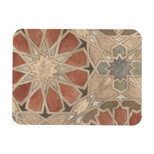 Niet-geëmailleerd Marrakesh Design I Magneet (Horizontaal)