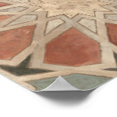 Niet-geëmailleerd Marrakesh Design I Poster (Hoek)
