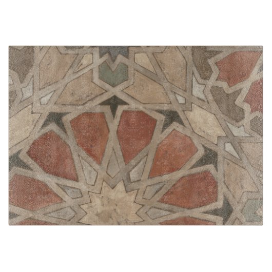 Niet-geëmailleerd Marrakesh Design I Snijplank (Voorkant)