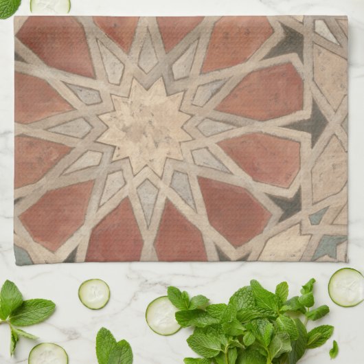 Niet-geëmailleerd Marrakesh Design I Theedoek (Gevouwen)