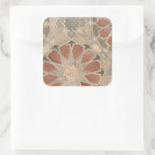 Niet-geëmailleerd Marrakesh Design I Vierkante Sticker (Tas)