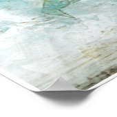 Niet-geëmailleerde ventilatorspuit III Poster (Hoek)