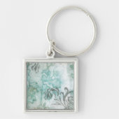 Niet-geëmailleerde ventilatorspuit III Sleutelhanger (Voorkant)