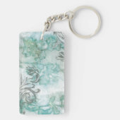 Niet-geëmailleerde ventilatorspuit III Sleutelhanger (achterkant)