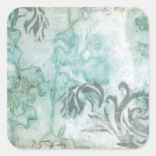 Niet-geëmailleerde ventilatorspuit III Vierkante Sticker