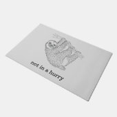 niet gehaast deurmat (Schuin)