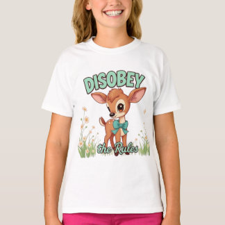 Niet gehoorzamen aan de regels Edgy Design Tshirt