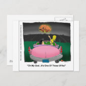 Niet-geïdentificeerde Flying Armadillo UFA Funny G Briefkaart (Voorkant / Achterkant)