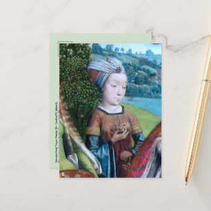 Niet-geïdentificeerde maagdelijke martelares [St. Briefkaart