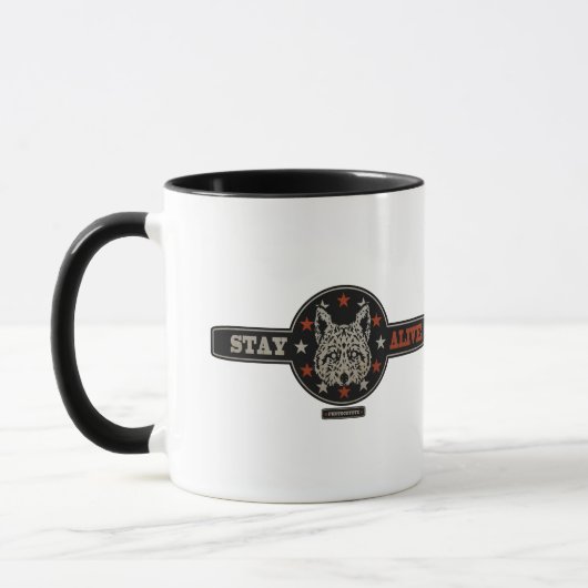 Niet-geïdentificeerde mok Believer (Links)