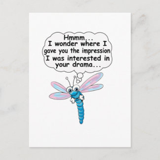 Niet geïnteresseerd briefkaart