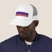 Niet geïnteresseerd. Oranje tekst Trucker Pet (In situ)