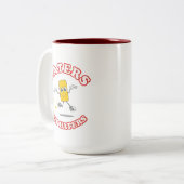 niet-geisers tweekleurige koffiemok (Voorkant links)