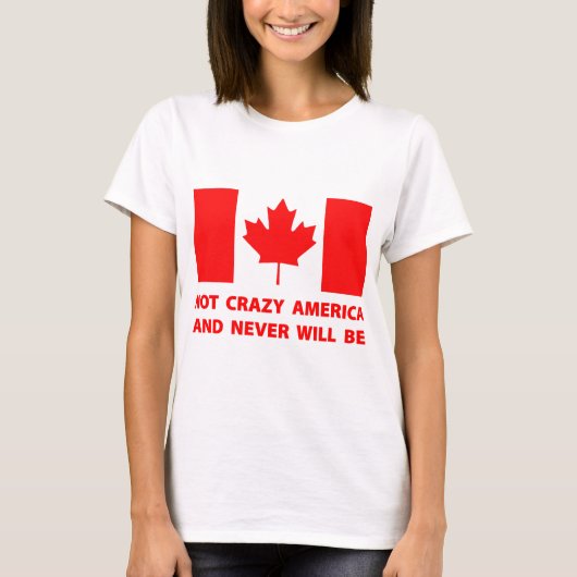 Niet gek Amerika T-shirt (Voorkant)