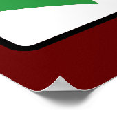 Niet gek, niet rijk, alleen Aziatisch Poster (Hoek)