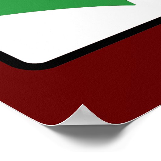 Niet gek, niet rijk, alleen Aziatisch Poster (Hoek)