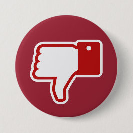 Niet-gelijkende knop! ronde button 7,6 cm