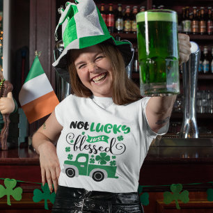Niet geluk alleen gezegend, St. Patrick's Day Car T-shirt