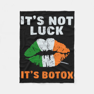 Niet geluk Het is Botox Esthetician St Patricks Da Fleece Deken