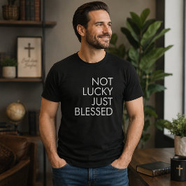 Niet Gelukkig Alleen Gezegend St. Patrick's Christ T-shirt
