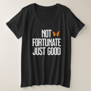 Niet Gelukkig Alleen Maar Goed Monarchvlinder Cita Grote Maat T-shirt