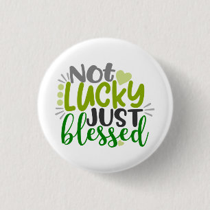 Niet gelukkig, gewoon ontdaan ronde button 3,2 cm