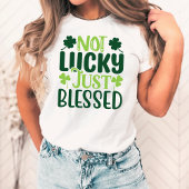 Niet gelukkig Gezegend Ierse St Patrick's Day T-shirt