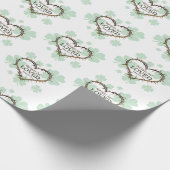 NIET GELUKKIG, IK HIELD VAN Christelijke St. Patri Cadeaupapier (Hoek)