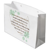 NIET GELUKKIG, IK HIELD VAN Christelijke St. Patri Groot Cadeauzakje (Achterkant Gekanteld)