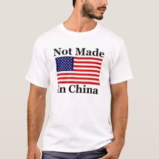 Niet gemaakt in China - Amerikaans T-shirt