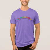 Niet Gemaakt om op te Gaan Tri-Blend Shirt (Voorkant)