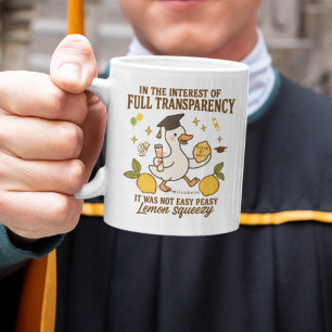 Niet gemakkelijk Peasy Lemon Squeezy Funny Afstude Koffiemok