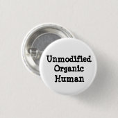 Niet-gemodificeerde organische menselijke Button (Voorkant /achterkant)