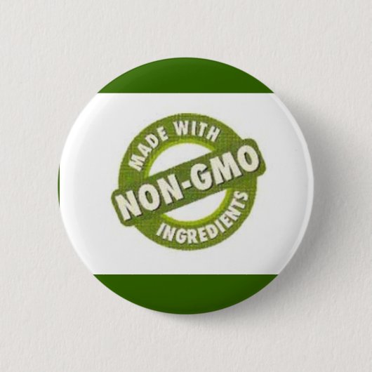 Niet genetisch gemodificeerd ronde button 5,7 cm (Voorkant)