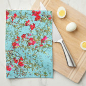 Niet genoeg bloemen theedoek (Quarter Fold)