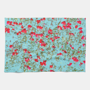 Niet genoeg bloemen theedoek