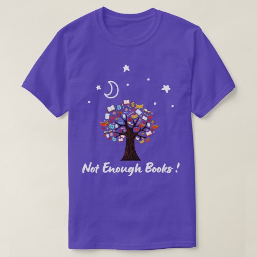Niet Genoeg Boeken T-shirt (Design voorkant)