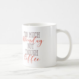 Niet genoeg koffie - grappige koffie citeert koffiemok