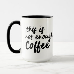 Niet genoeg koffiemok, grappig origineel cafeïne c mok