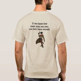 Niet genoeg Pistolen Shirt met lange hoes