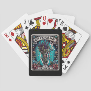 Niet genoeg Sage Tarot Poker Cards Pokerkaarten