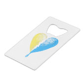 Niet genoeg tranen creditkaart flessenopener (Achterkant Gekanteld)