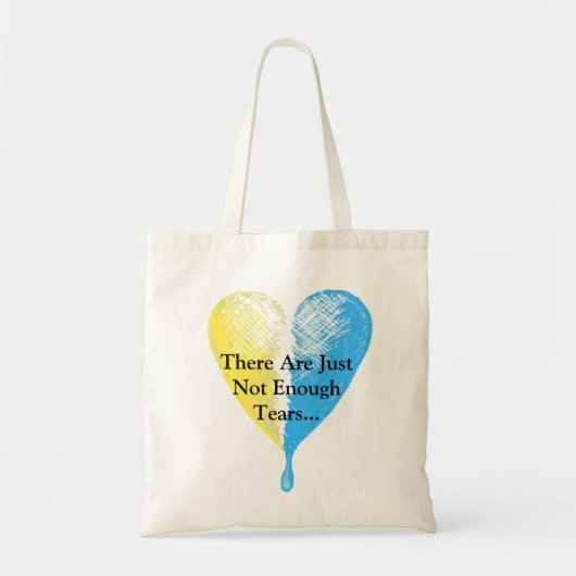 Niet genoeg tranen tote bag (Voorkant)
