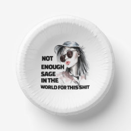 Niet genoeg wijsheid papieren kommen