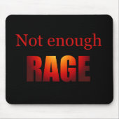 Niet genoeg zwart muismat (Voorkant)